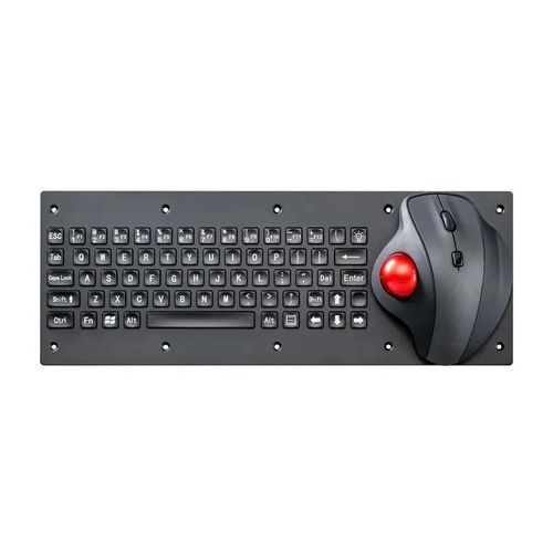Teclado empotrable - CK-KB15IN2-38TB - Clickin Industrial Co., Ltd. - de tecla mecánica / con trackball / con ratón