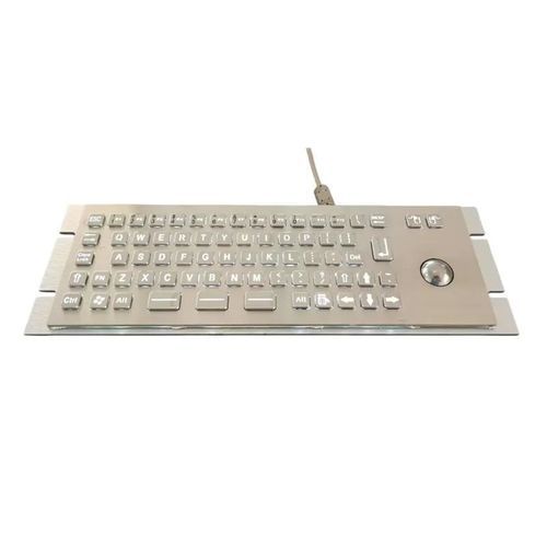 Teclado empotrable - CK-KB17IN1-38TB - Clickin Industrial Co., Ltd. - de tecla mecánica / con trackball / industrial