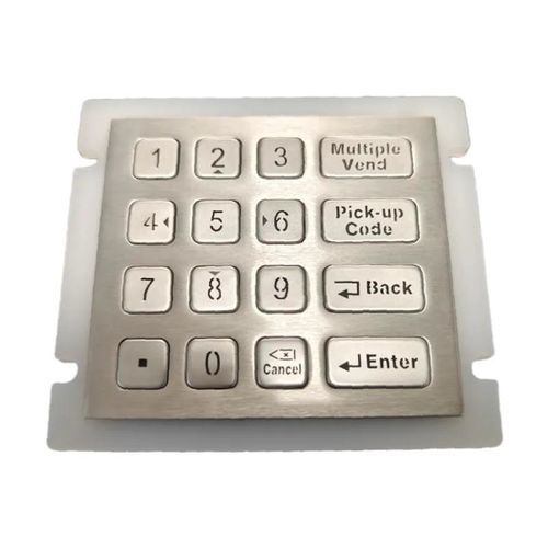 Teclado numérico 16 teclas - CK-KE10090-BLNG - Clickin Industrial Co., Ltd. - empotrable / de acero inoxidable 304 / USB