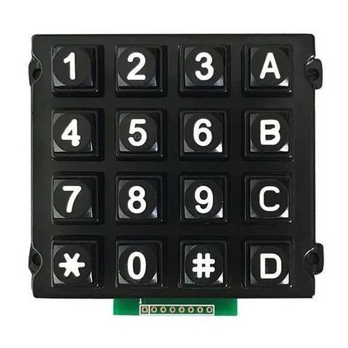 Teclado numérico 16 teclas - CK-KE7671-KL - Clickin Industrial Co., Ltd. - empotrable / de tecla mecánica / de metal