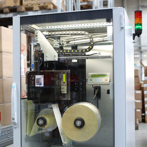Impresora-aplicadora de etiquetas autoadhesivas - LA 4050 P - Weber Marking Systems - para aplicación en la parte superior del producto / para aplicación en el lateral del producto / para embalajes