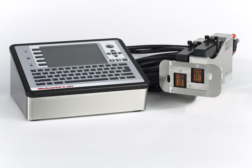 Aparato de marcado y codificación por chorro de tinta térmica - Markoprint X2JET Plus Touch - Weber Marking Systems - para la industria agroalimentaria / de cajas de cartón / de códigos de barras