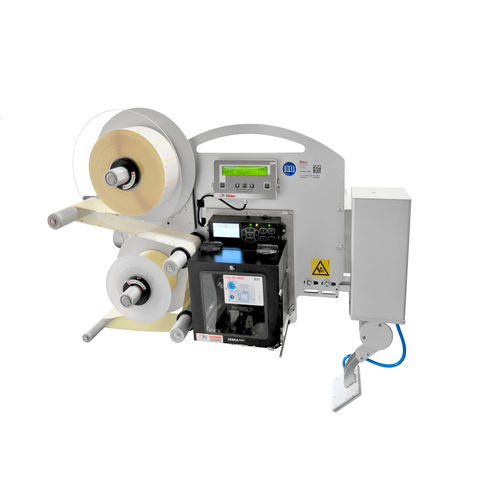 Máquina de impresión-colocación de etiquetas de transferencia térmica - LA4050B - Weber Marking Systems - para cartón / de etiquetas RFID / para embalajes