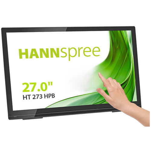 Monitor LCD - HT 273 HPB - Hannspree - con pantalla táctil multipuntos / con tecnología capacitiva proyectada / retroiluminación LED