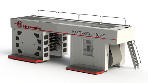 Prensa flexográfica en línea - MASTERFLEX series - Multipress Srl - de 8 colores / de 6 colores / de 7 colores