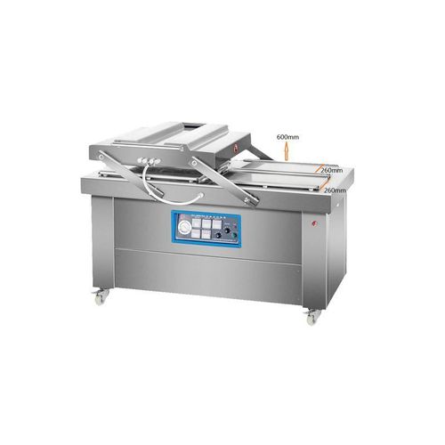 Máquina de acondicionamiento de vacío - DZ600/4S - Shandong Kangbeite Food Packaging Machinery Co., Ltd. - semiautomática / de doble campana / para productos alimentarios
