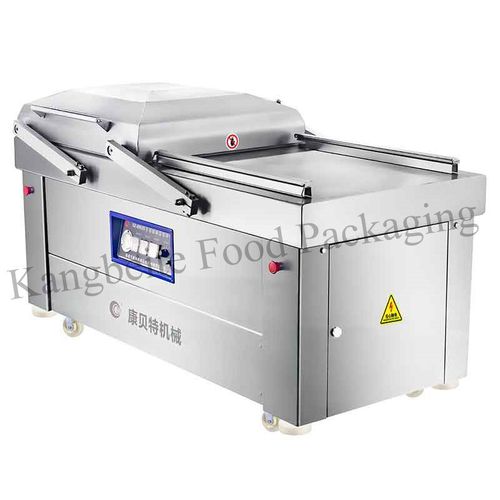 Máquina de acondicionamiento de vacío - DZ600/2S - Shandong Kangbeite Food Packaging Machinery Co., Ltd. - semiautomática / de doble campana / para productos alimentarios