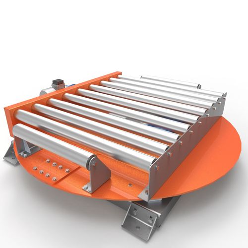 Mesa giratoria accionada por motor - W series - Codimar S.L. - para transportador / con transportador de rodillos