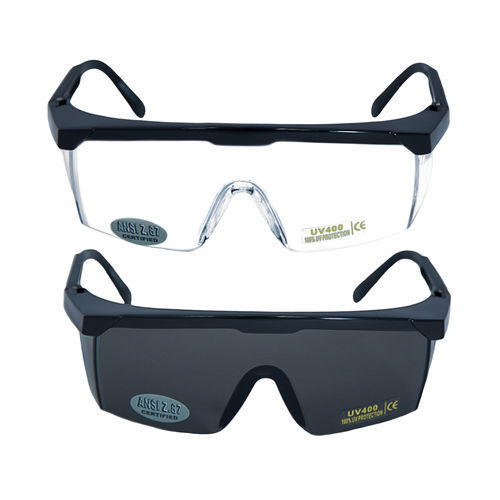Cubregafas de protección UV - WR1011 - Warrior Safety Shoes - de policarbonato / con protección lateral / con tratamiento antirrayaduras