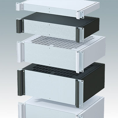 Caja rack de 19" - Combimet - Metcase - rectangular / modular / aluminio