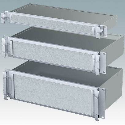 Caja rack de 19" - Mettec - Metcase - rectangular / modular / de aluminio