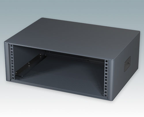 Caja rack de 19" - M66194 series - Metcase - rectangular / aluminio / para equipamiento electrónico