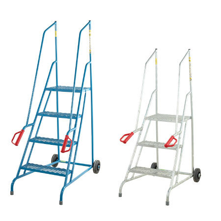 Escalera de acero - Ancostorage - plegable / móvil / para almacén