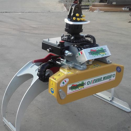 Pulpo para excavadora - TECNOMECCANICA - hidráulico / de leña / rotativo