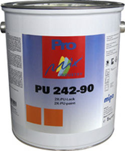 Pintura bicomponente - PU 242-90 - Mipa Coating France - de fibra acrílica / de poliuretano / para superficie metálica