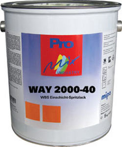 Pintura de secado rápido - WAY 2000-40 - Mipa Coating France - a base de agua