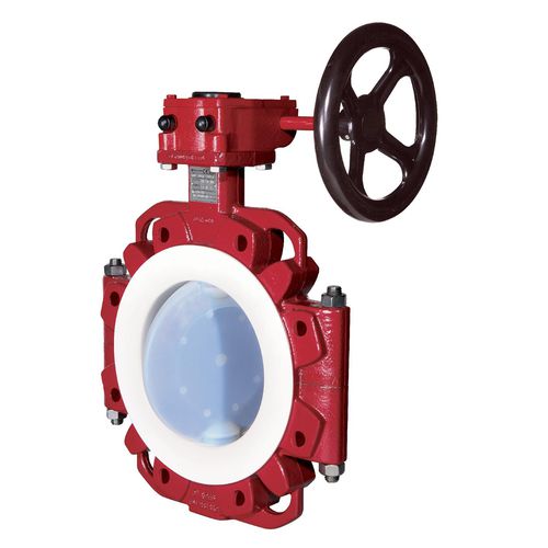 Válvula tipo lug - NK series - Richter Chemie Technik - de mariposa / con volante / de cierre