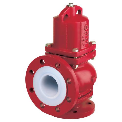Válvula de seguridad para gas - LPV series - Richter Chemie Technik - de baja presión / con brida / de asiento inclinado