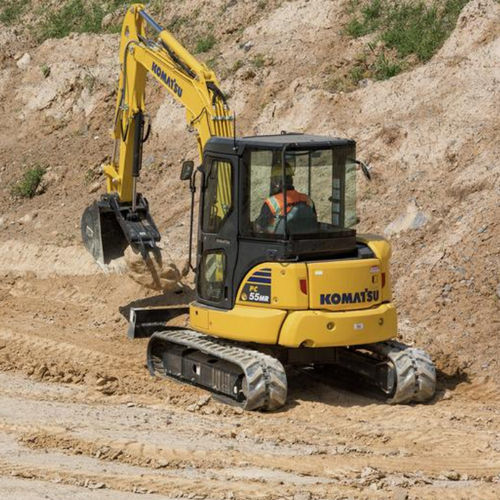 Miniexcavadora - PC55MR-5 - Komatsu Construction and Mining Equipment - con orugas / diésel