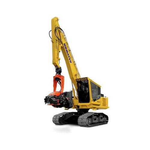 Cosechadora forestal con orugas - PC230F-11 - Komatsu Construction and Mining Equipment