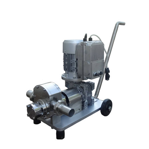 Bomba de rotor - PV 100 - Chiaramello industria s.r.l - para suero de leche / de aceite / eléctrica