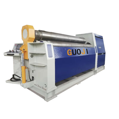 Máquina roladora de 4 rodillos - GJW12H-10X2500 - Nantong Guoji Machinery Equipment Co.,Ltd. - hidráulica / automática / con panel de control portátil