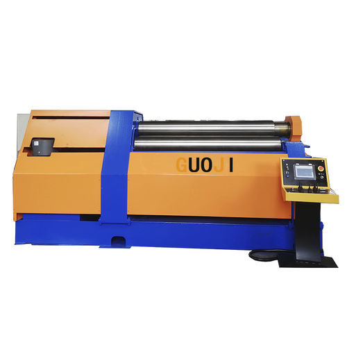 Máquina roladora de 4 rodillos - GJW12X-20X2000 - Nantong Guoji Machinery Equipment Co.,Ltd. - hidráulica / automática / con panel de control portátil