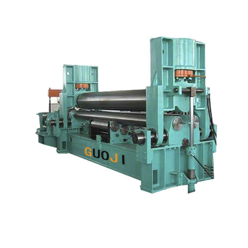 Máquina roladora con 3 rodillos - GJW11S-30X3000 - Nantong Guoji Machinery Equipment Co.,Ltd. - hidráulica / con panel de control portátil / para altas cargas