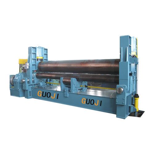 Máquina roladora con 3 rodillos - GJW11S-25X4000 - Nantong Guoji Machinery Equipment Co.,Ltd. - hidráulica / con panel de control portátil