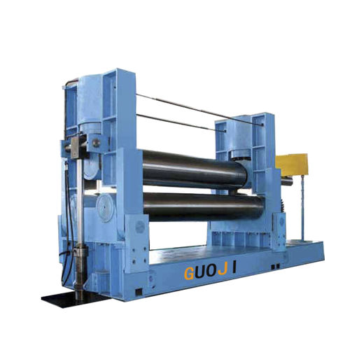 Máquina roladora con 3 rodillos - GJW11Y-60X2500 - Nantong Guoji Machinery Equipment Co.,Ltd. - hidráulica / automática / con panel de control portátil