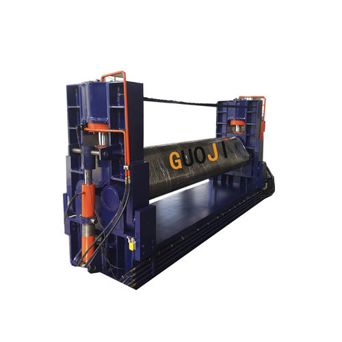 Máquina roladora con 3 rodillos - GJW11Y-30X3000 - Nantong Guoji Machinery Equipment Co.,Ltd. - hidráulica / automática / con panel de control portátil