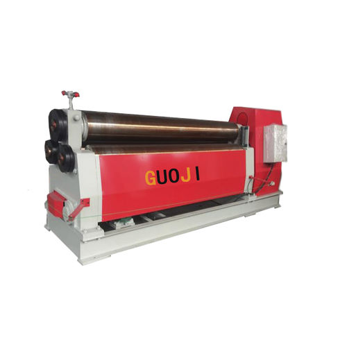 Máquina roladora con 3 rodillos - GJW11-12X2000 - Nantong Guoji Machinery Equipment Co.,Ltd. - eléctrica