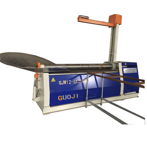 Máquina roladora de 4 rodillos - GJWZ-6X2500 - Nantong Guoji Machinery Equipment Co.,Ltd. - hidráulica / con panel de control portátil / cónica