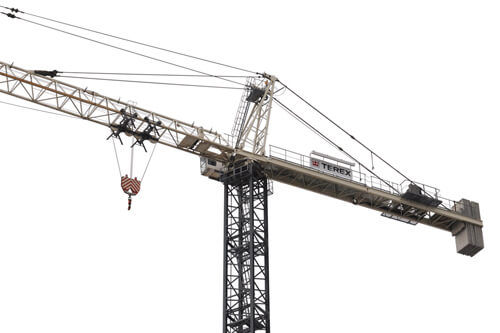 Grúa fija - SK 575-32 - TEREX CRANES - torre / para obra / para aplicaciones mineras