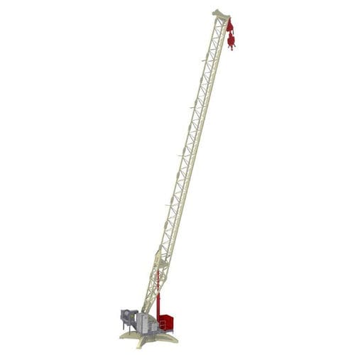 Grúa fija - CDK 100-16 - TEREX CRANES - de brazo amantillable / torre / Derrick