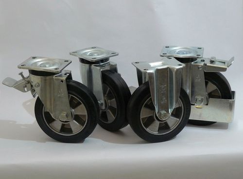 Rueda con aro - ELASTIC + M40 series - LAG SPA - de aluminio / de bolas / de caucho