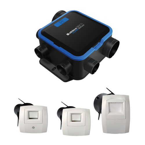 Unidad de ventilación flujo simple - EasyHOME HYGRO COMPACT Classic - Aldes - con filtración integrada