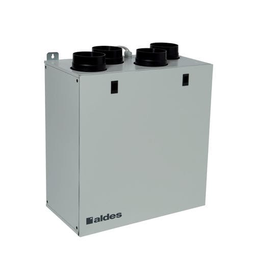 Unidad de ventilación de doble flujo - InspirAIR® Top 210 - Aldes - con recuperación de calor / con filtración integrada / con intercambiador