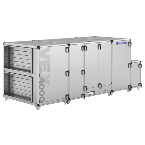 Unidad de ventilación con recuperación de calor - VEX4000 - Aldes - centralizada / con intercambiador rotativo / de alto rendimiento
