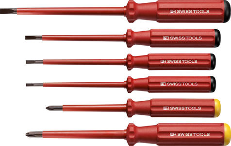 Destornillador aislado - PB 5542, PB 5550 CBB - PB Swiss Tools ( Shanghai) Trading Co.,Ltd - plano / de estrella / de acero