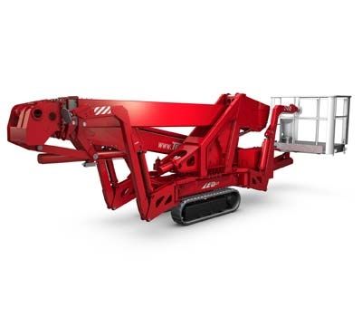 Cesta articulada con orugas - LEO 23 GT  - Teupen - eléctrica