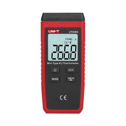 Termómetro de termopar - UT320 series - UNI-TREND TECHNOLOGY (CHINA) CO., LTD. - de sonda / con pantalla LCD / K