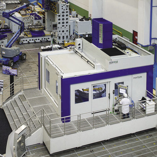 Centro de torneado-fresado vertical - FLEXTURN  - PIETRO CARNAGHI - CNC / 3 ejes / hidrostático