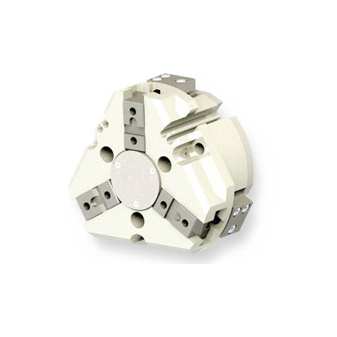 Pinza de prensión neumática - DQZBP-80／8 - Guangzhou Haozhi Industrial Co., Ltd - paralela / de 3 mandíbulas / compacta