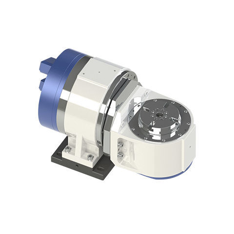 Mesa rotativa accionada por motor - DZDA series - Guangzhou Haozhi Industrial Co., Ltd - vertical / inclinable / para mecanizado