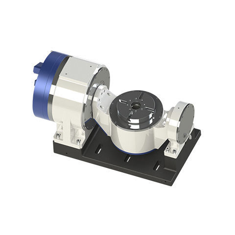 Mesa rotativa accionada por motor - DZDC series - Guangzhou Haozhi Industrial Co., Ltd - vertical / inclinable / para mecanizado