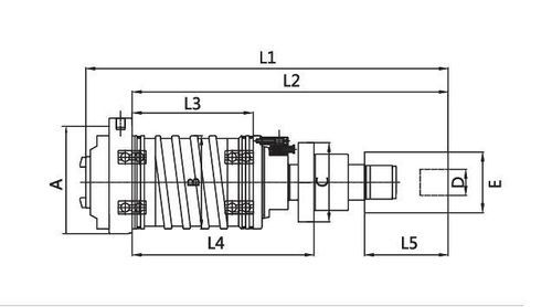 Husillo de mecanizado - DGZZ-10020/10024 - Guangzhou Haozhi Industrial Co., Ltd - de accionamiento directo / BT 30 / lubricación con grasa