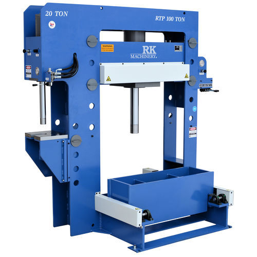 Prensa con mesa rodante - RTPBP 100/20 - RK Machinery Ltd - electrohidráulica / de formado / para brochar