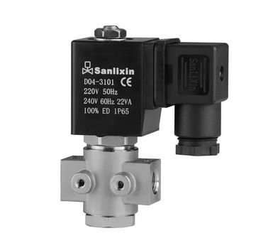Electroválvula de control directo - SLP - SANLIXIN SOLENOID VALVE CO., LTD - de 2/2 vías / normalmente abierta / para agua caliente