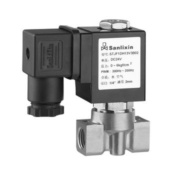 Electroválvula de control directo - STJF  - SANLIXIN SOLENOID VALVE CO., LTD - de 2 vías / normalmente cerrada / agua